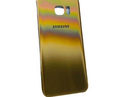 Samsung Galaxy S7 Edge Back Glass Replacement Gold Color For Cheap