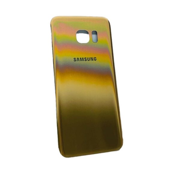 Samsung Galaxy S7 Edge Back Glass Replacement Gold Color For Cheap