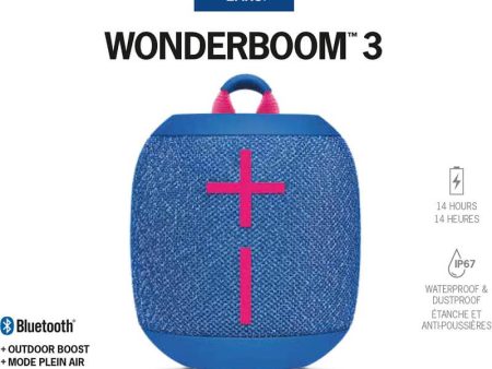 Ultimate Ears Wonderboom 3 - Hyper Blue Discount