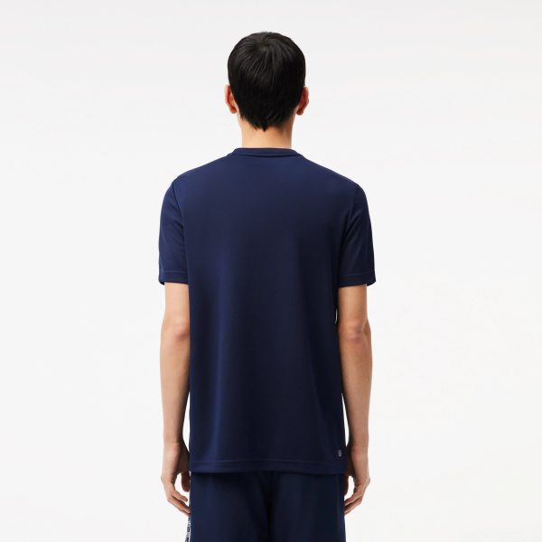 Men LACOSTE Ultra Dry Pique Tennis T-Shirt Cheap