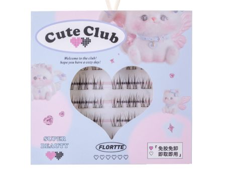 Flortte I Am Super Beauty Glue-free Segmented False Eyelashes For Sale