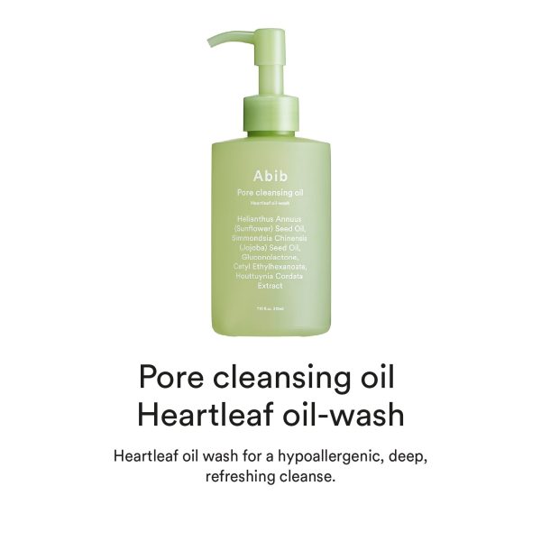 Abib Pore Cleansing Oil Heartleaf Oil-Wash 210ml Online now