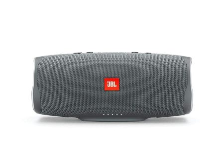 JBL Charge 4 Portable Bluetooth Speaker - Grey Hot on Sale