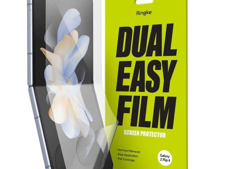 Galaxy Z Flip 4 Dual Easy Film Screen Protector by Ringke For Cheap