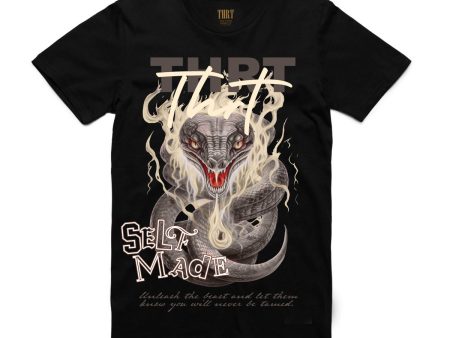 Men THRT DENIM Memphis Snake T-Shirt Hot on Sale