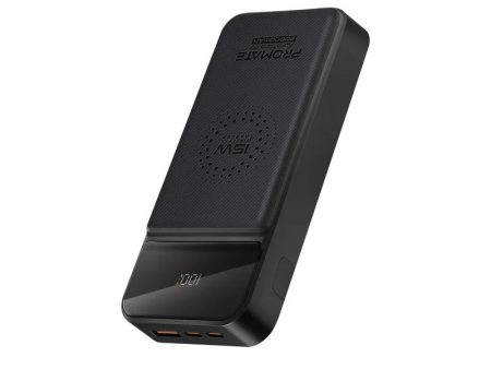 PROMATE 20000mAh Wireless Charging Power Bank with LED Display Cheap