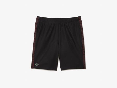 Men LACOSTE Monogram Band Tennis Shorts Supply