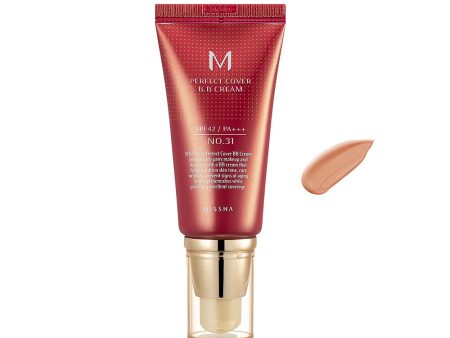 Missha M Perfect Covering BB Cream No.31 Golden Beige 50ml Online Sale