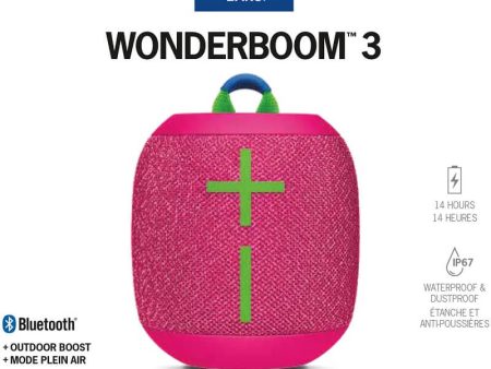 Ultimate Ears Wonderboom 3 - Hyper Pink Online Hot Sale